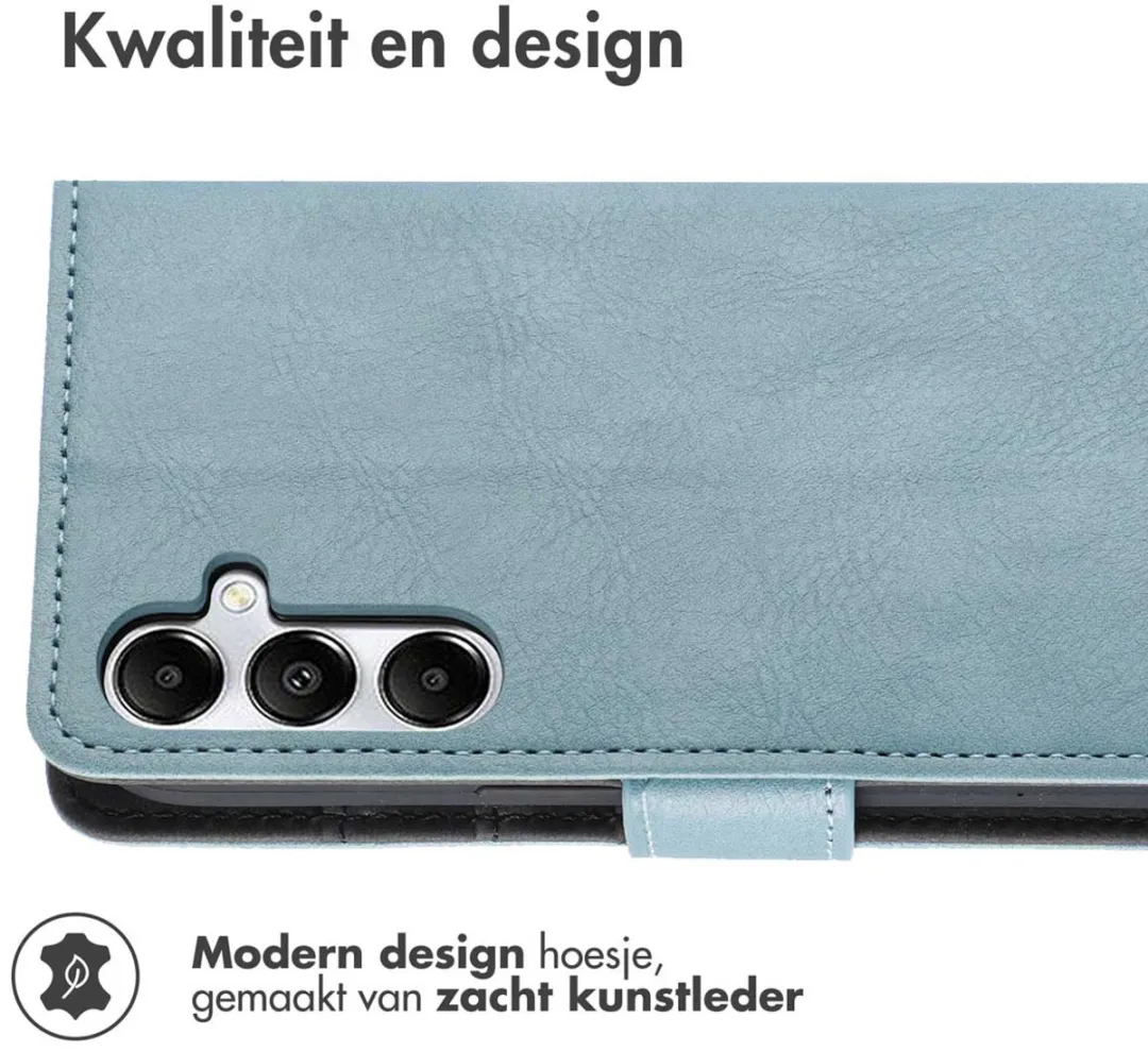 Imoshion Hoesje Samsung Galaxy A15 - Lichtblauw - 3 Pasjes