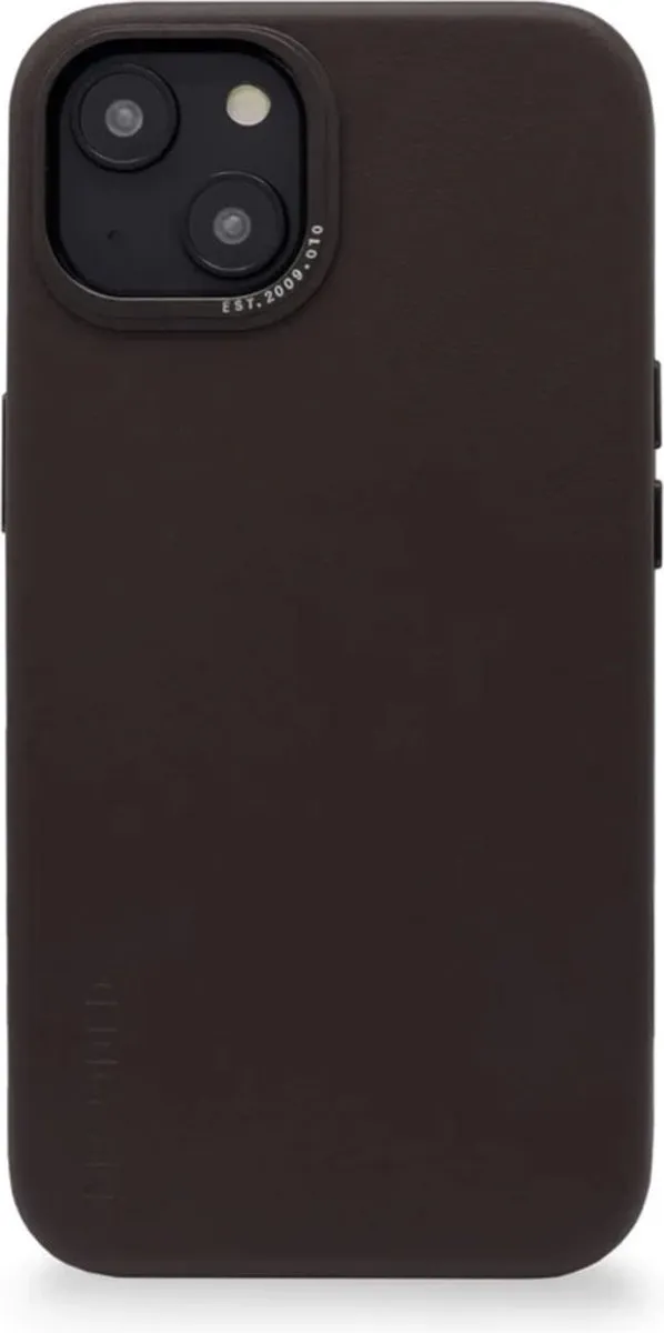 Decoded Leren Back Cover D23IPO14MBC1CHB - iPhone 14 Plus - Donker Bruin