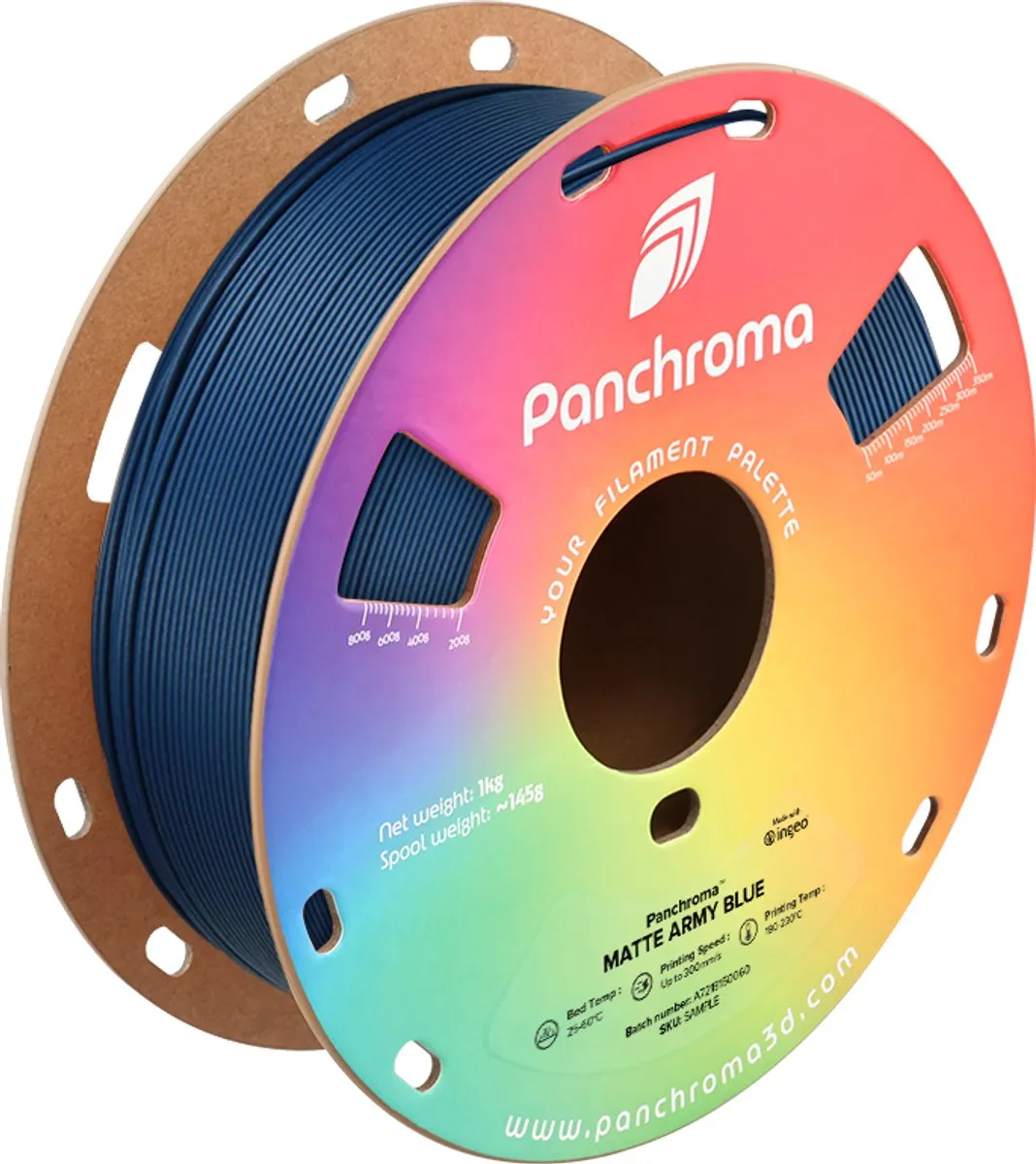 Polymaker PolyTerra PLA Matte Army Blue 1.75mm