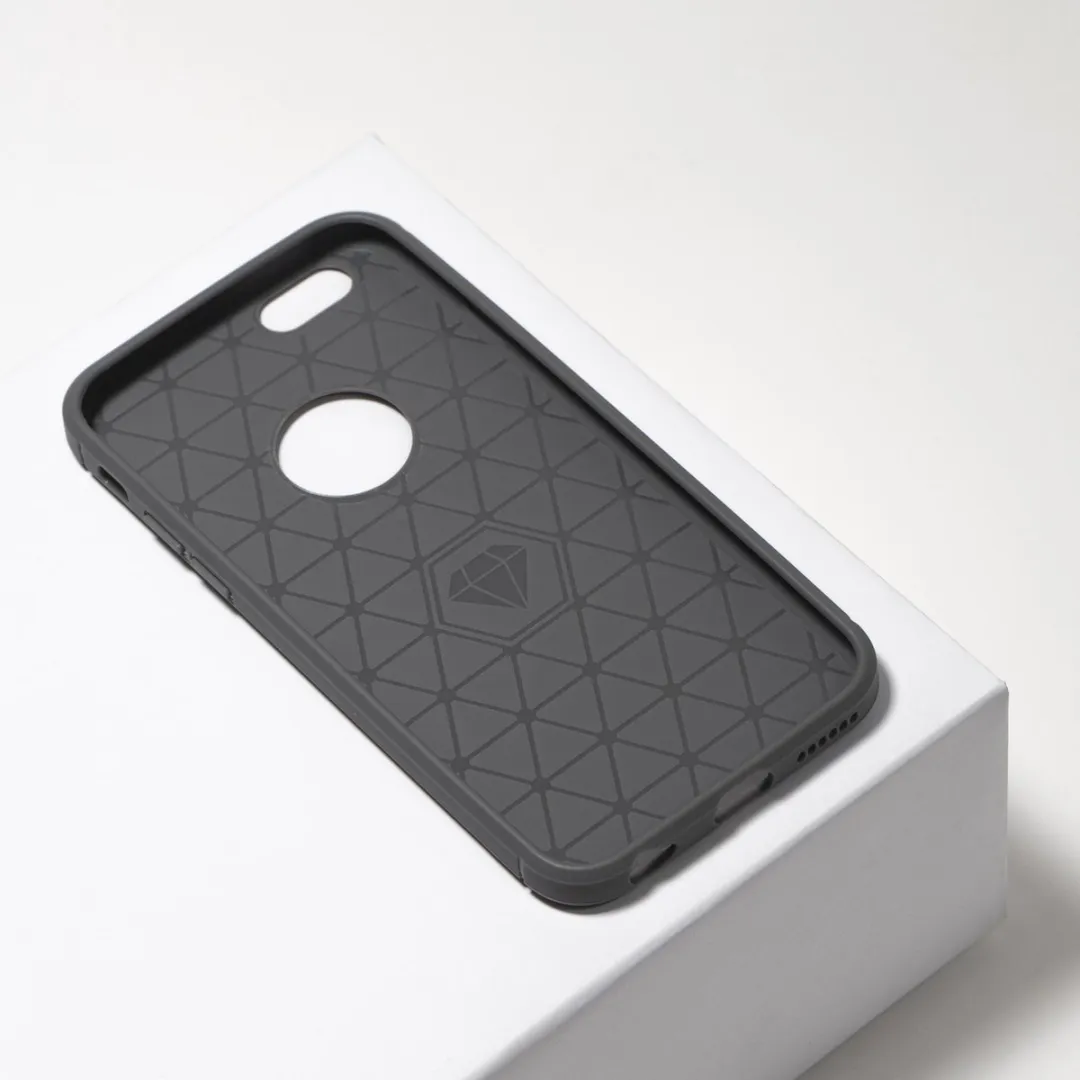 BMAX Carbon Soft Case iPhone 6/6s - Grijs