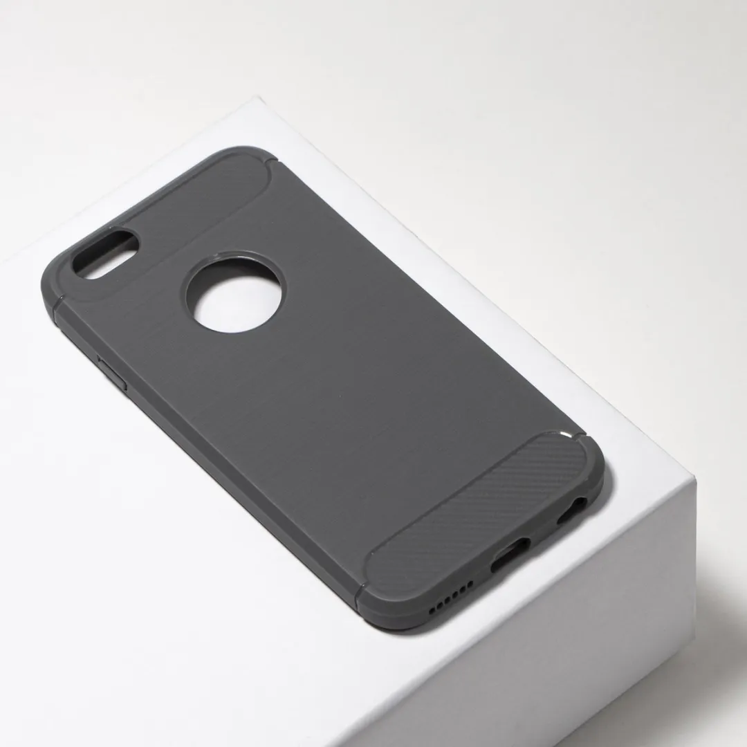 BMAX Carbon Soft Case iPhone 6/6s - Grijs