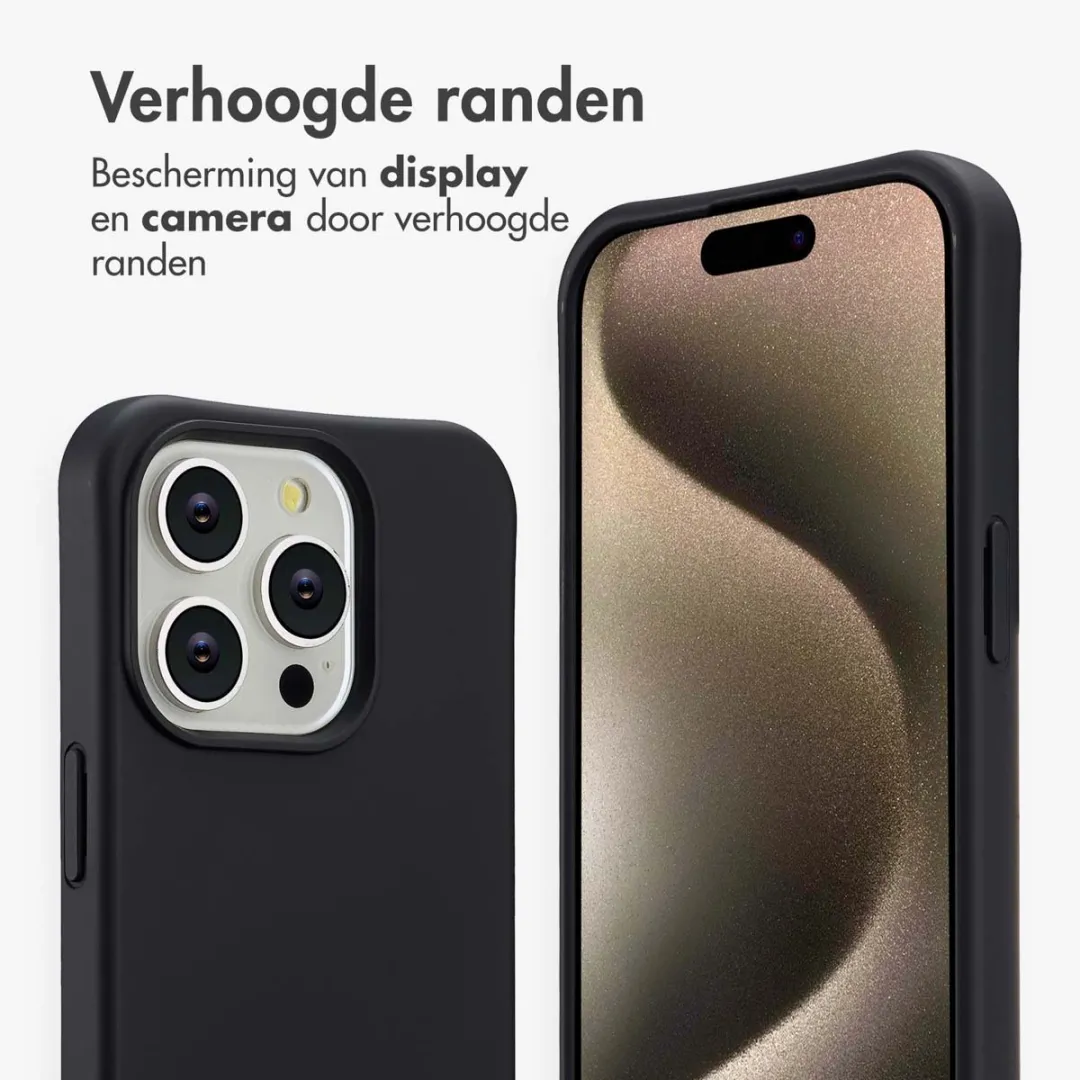 Imoshion Hoesje iPhone 15 Pro - MagSafe Zwart