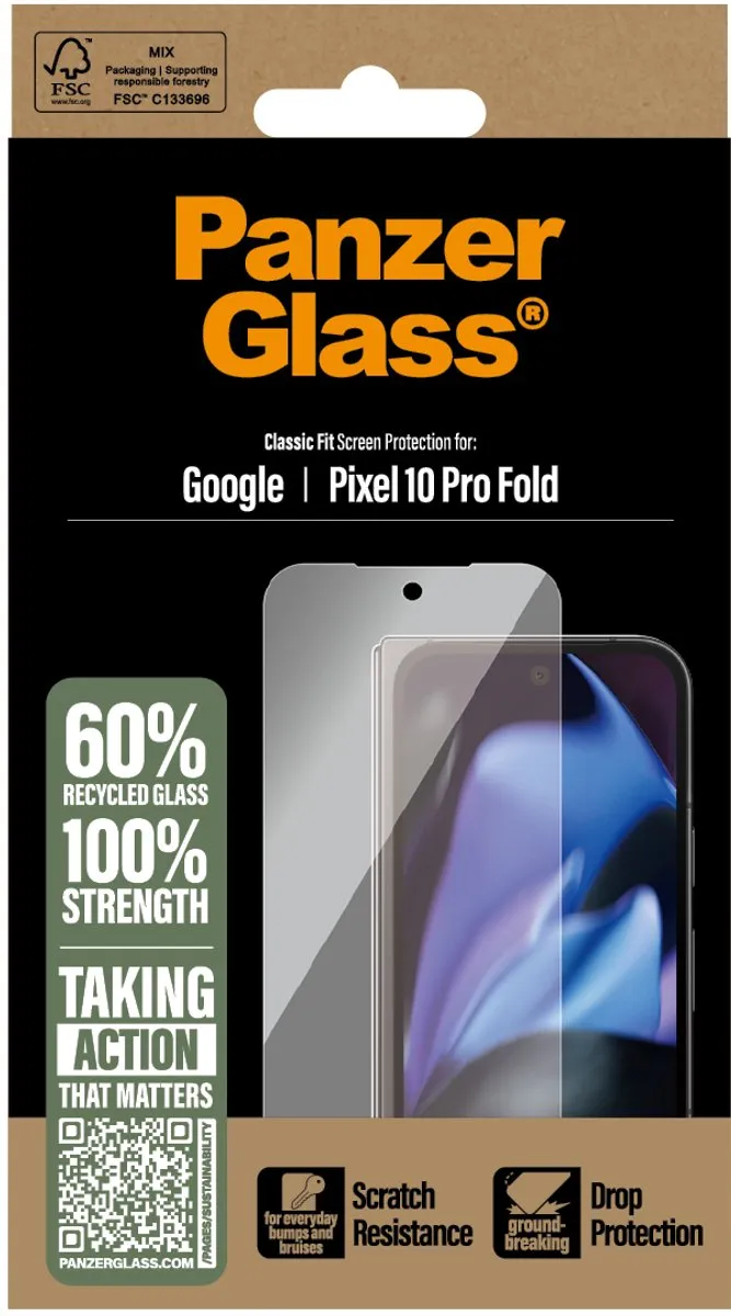 PanzerGlass Classic Google Pixel 10 Pro Fold Glasbeschermer