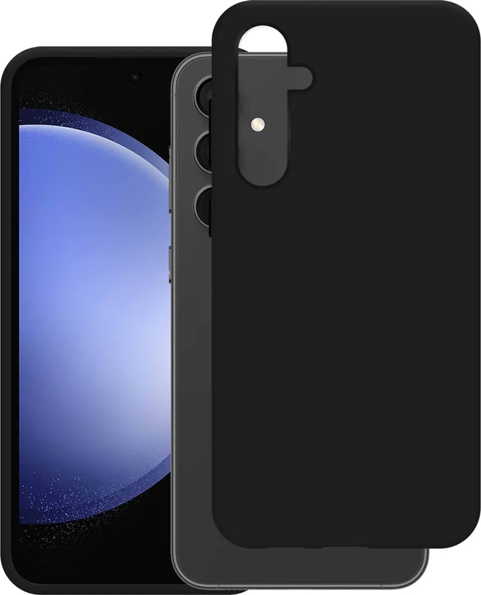 Just in Case Cazy Hoesje Samsung Galaxy S23 FE - Siliconen - Zwart - afbeelding 6 van 6