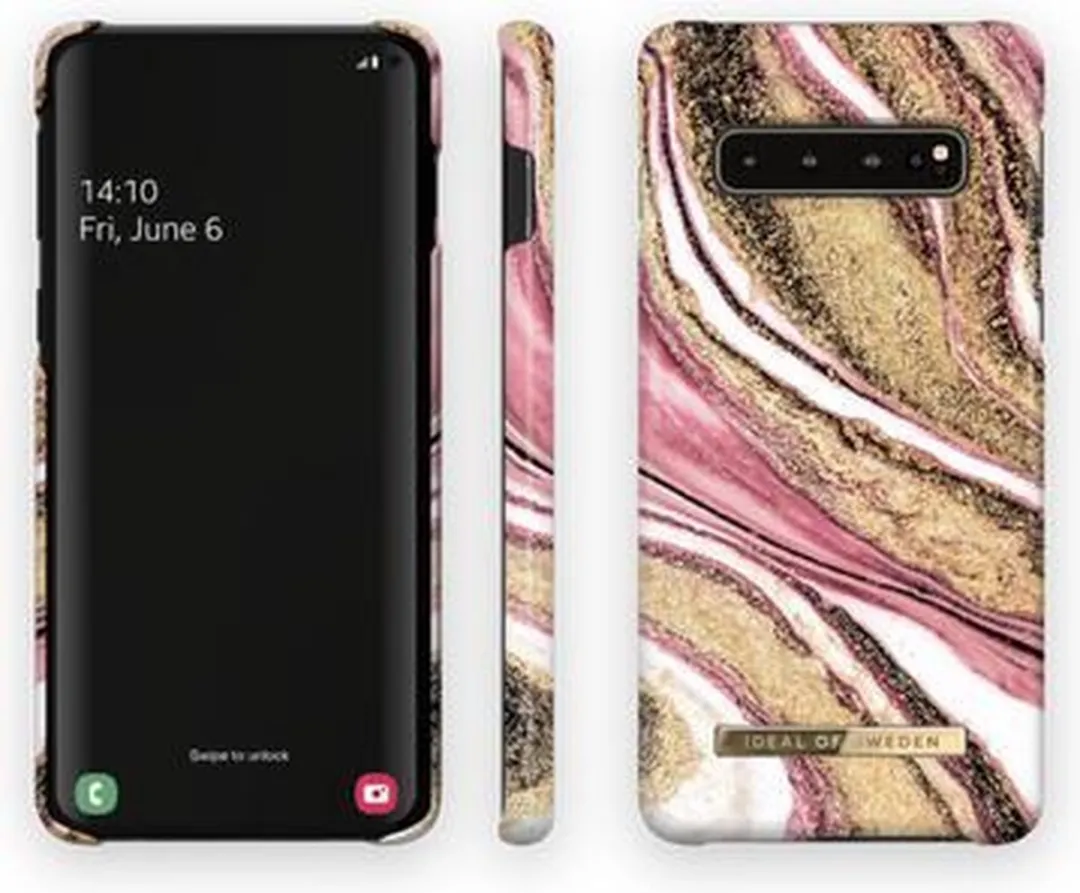 iDeal of Sweden Fashion Case S10+ Cosmic Pink Swirl