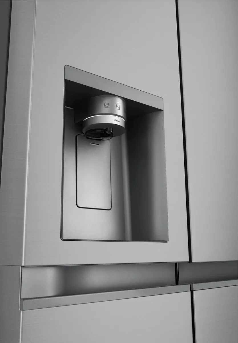 LG GSLE81PYBC Amerikaanse Koelkast 628L - Zilver