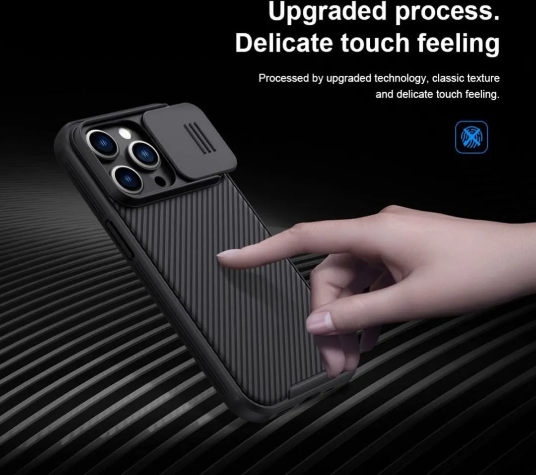 Nillkin CamShield Pro iPhone 14 Pro Hoesje - Blauw