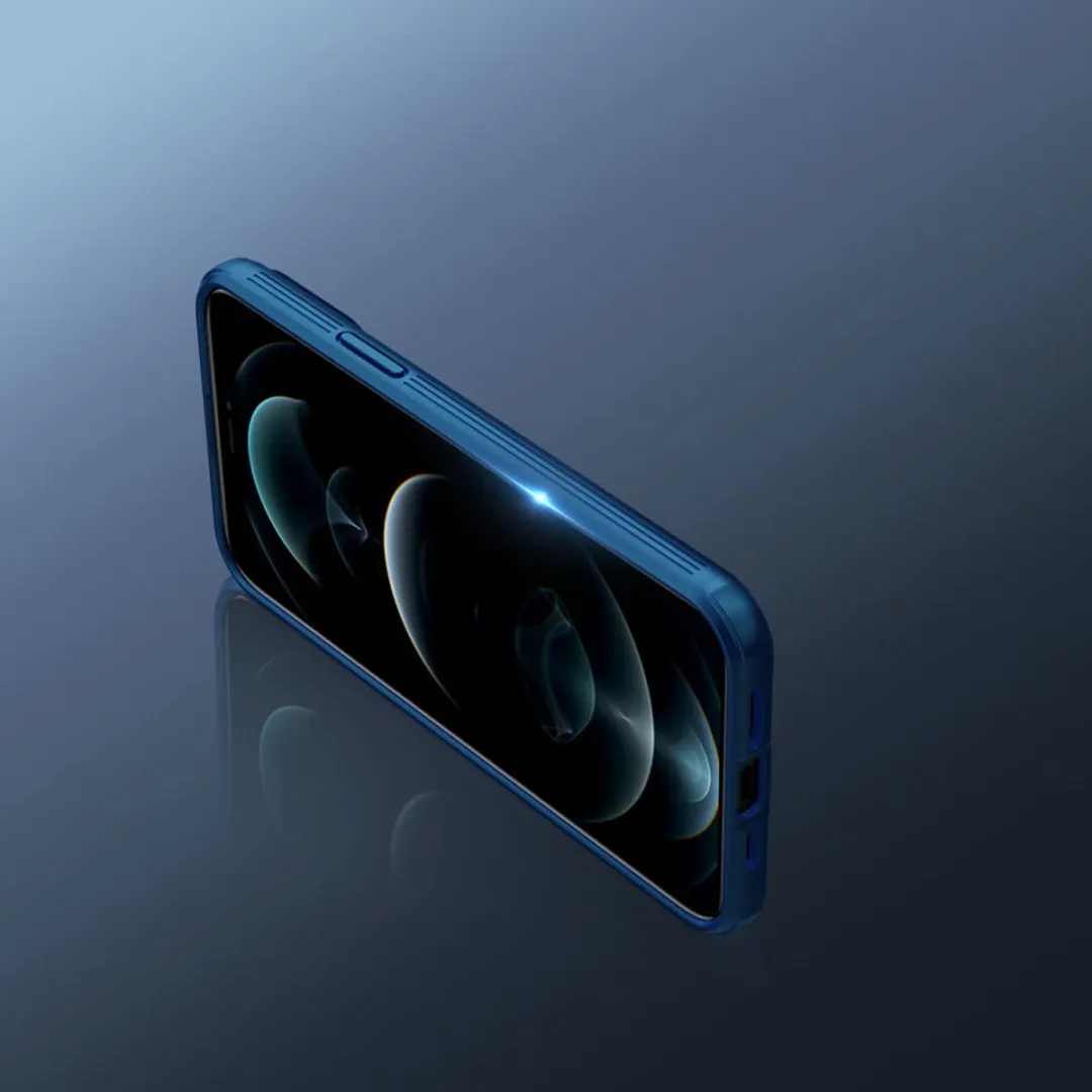 Nillkin CamShield Pro iPhone 14 Pro Hoesje - Blauw