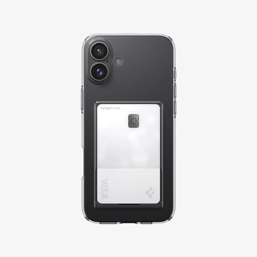 Spigen Crystal Slot Hoesje ACS08083 - iPhone 16 Plus - Transparant