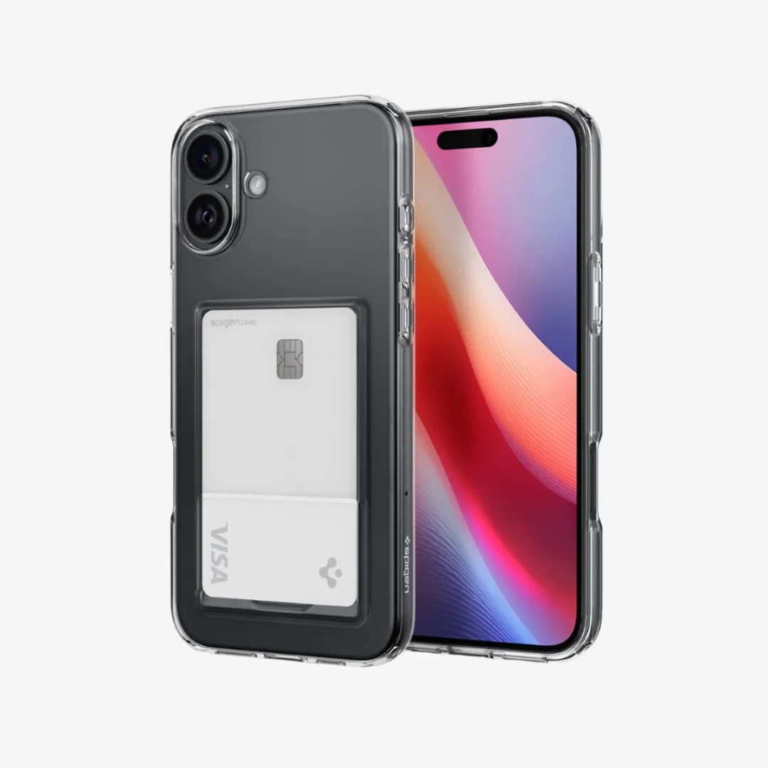 Spigen Crystal Slot Hoesje ACS08083 - iPhone 16 Plus - Transparant