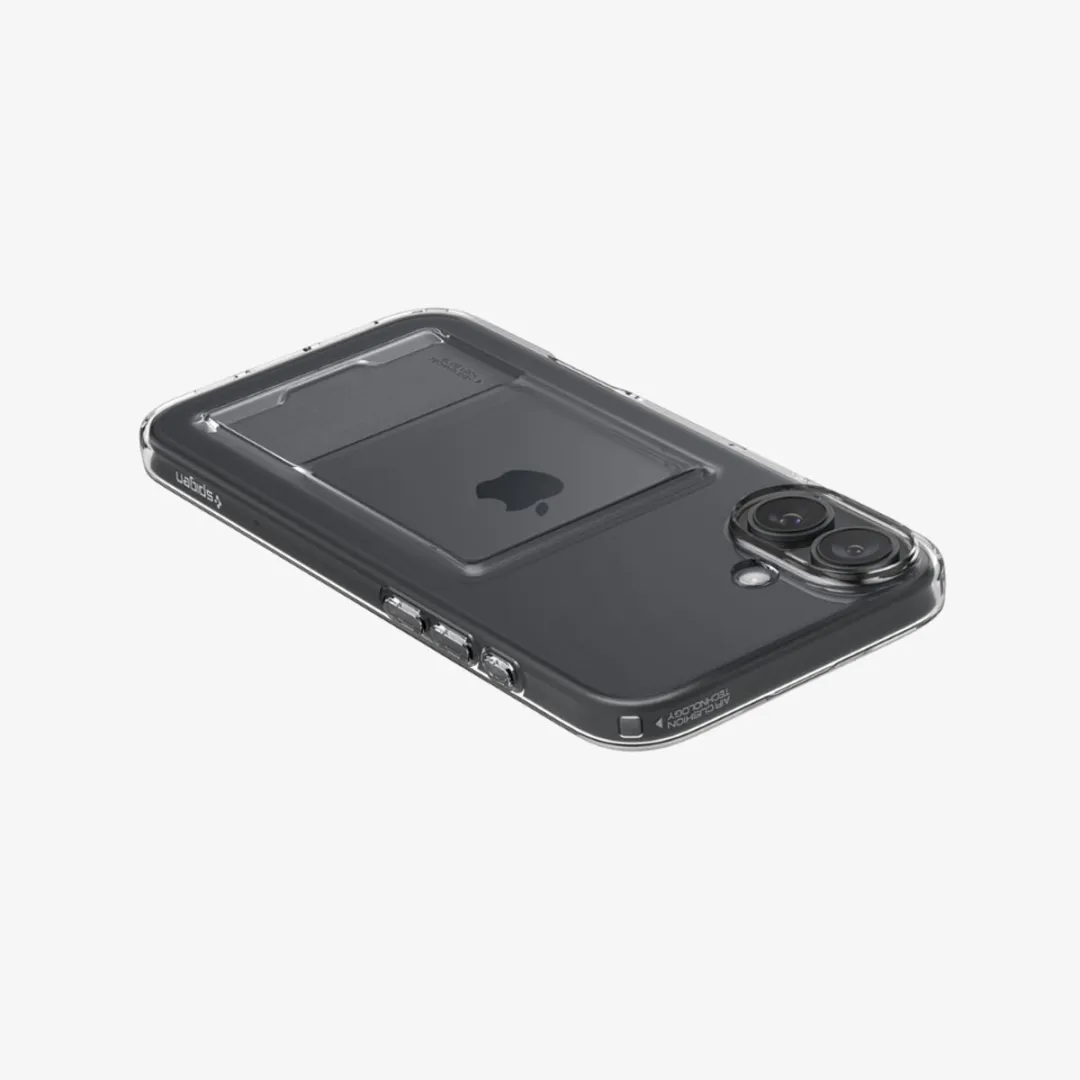 Spigen Crystal Slot Hoesje ACS08083 - iPhone 16 Plus - Transparant