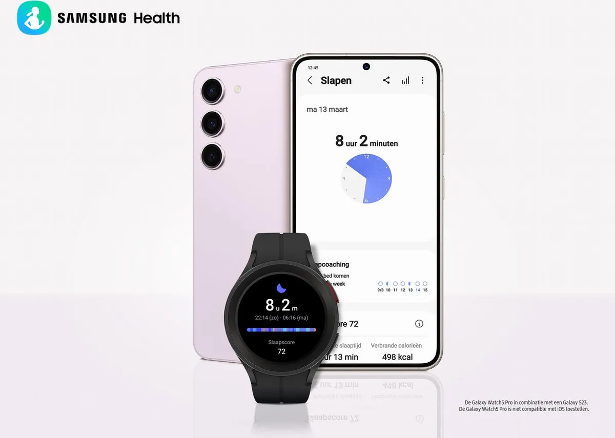 Samsung Galaxy Watch5 Pro 45mm - Titanium - Grijs