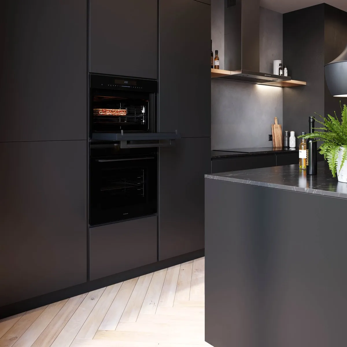 Inventum IMC6035GT Inbouw Combi-oven 72L - Zwart