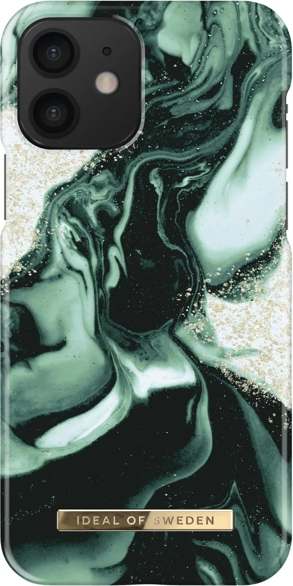 iDeal of Sweden iPhone 12/12 Pro Hoesje Golden Olive Marble IDFCAW21-I2061-320 - afbeelding 2 van 6