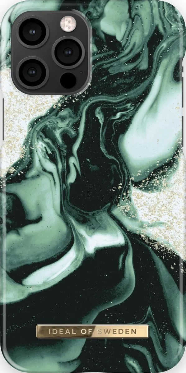 iDeal of Sweden iPhone 12/12 Pro Hoesje Golden Olive Marble IDFCAW21-I2061-320
