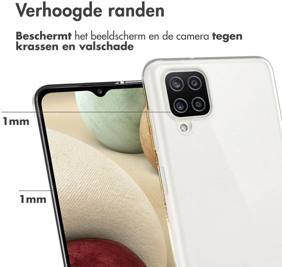Accezz Hoesje Samsung Galaxy A12 - Transparant