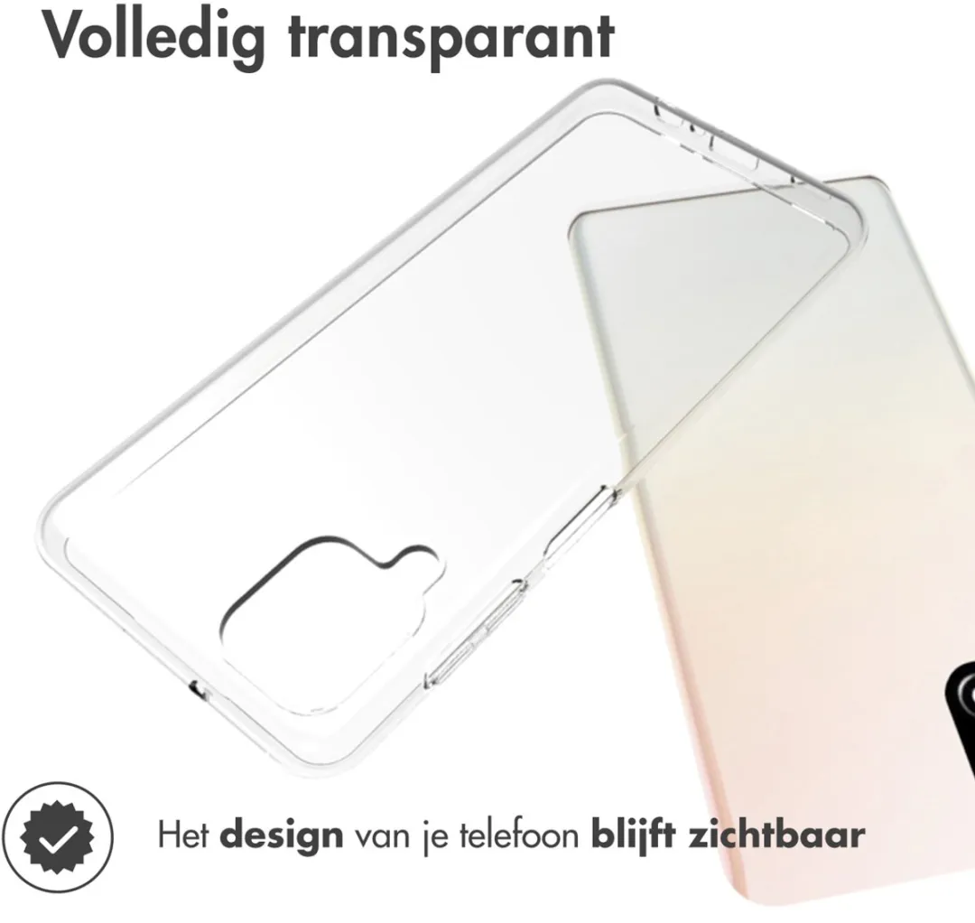 Accezz Hoesje Samsung Galaxy A12 - Transparant