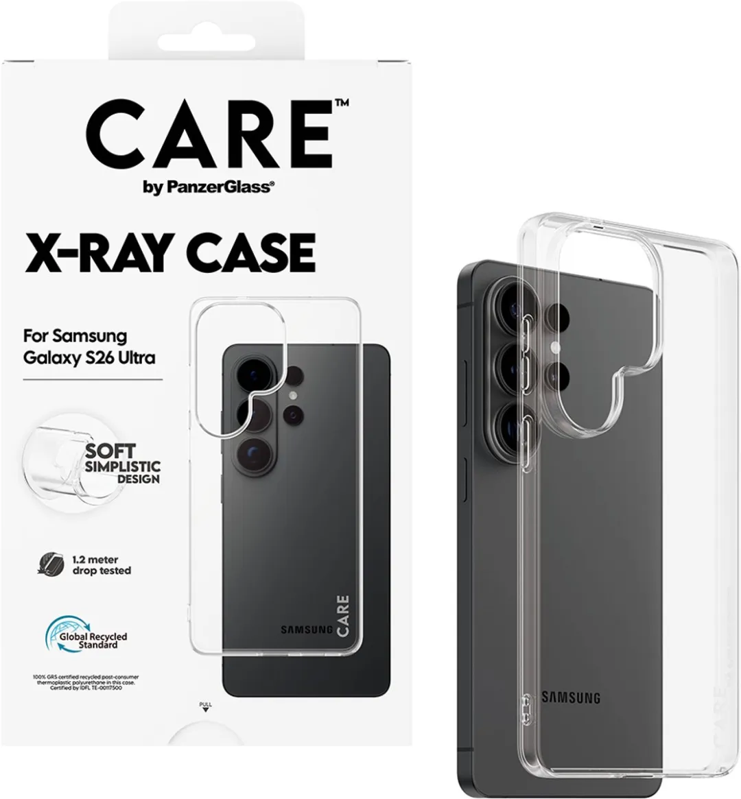PanzerGlass CARE X-Ray Case Samsung Galaxy S26 Ultra - Transparant