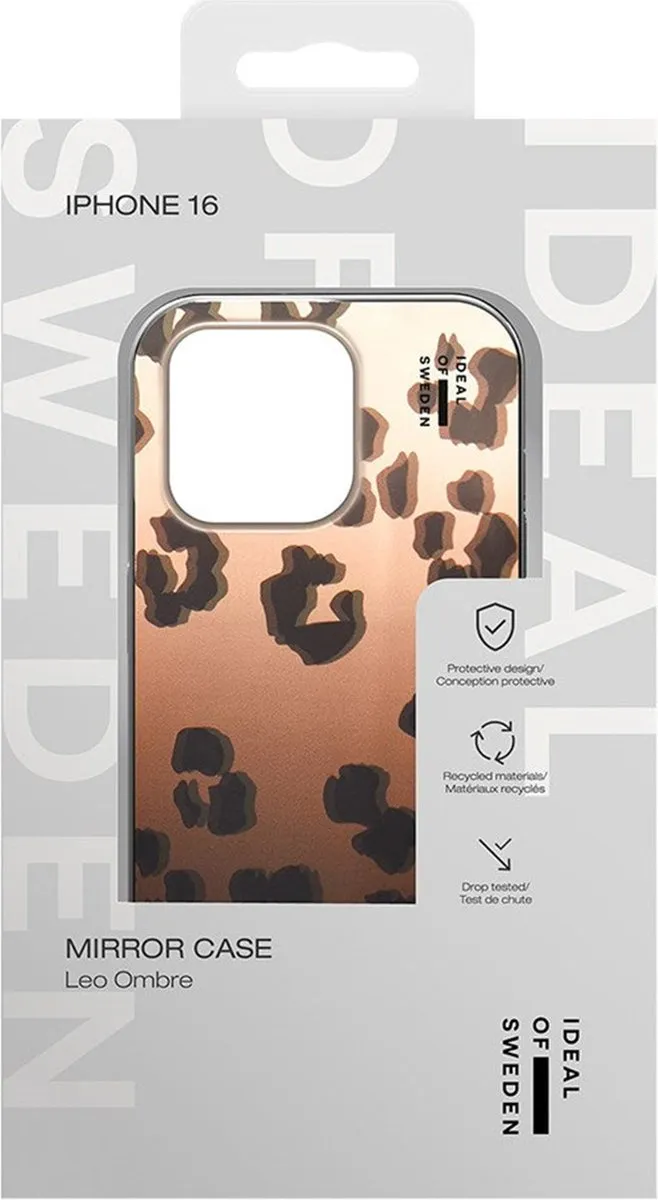 iDeal of Sweden Mirror Case iPhone 16 - Leo Ombre - IDMRC-I2461-519