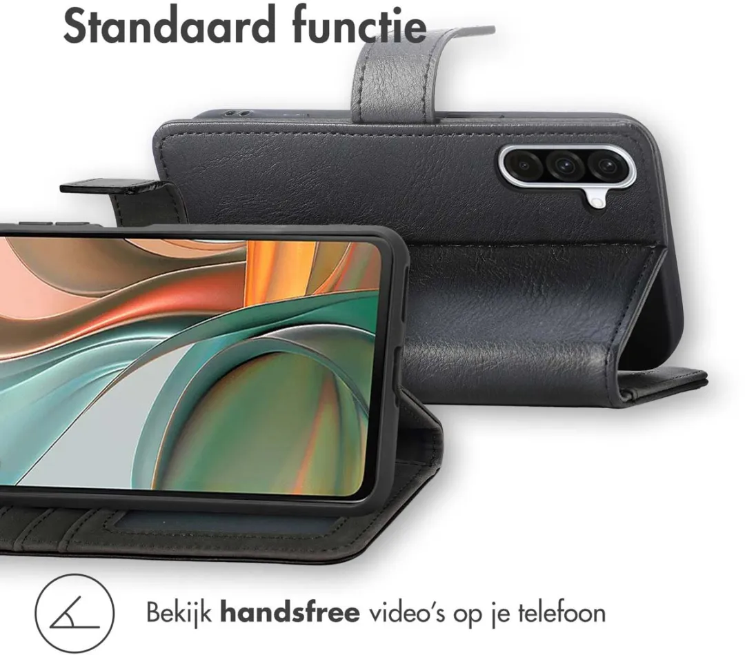 Imoshion Hoesje Samsung Galaxy A36 - 3 Pasjes - Zwart