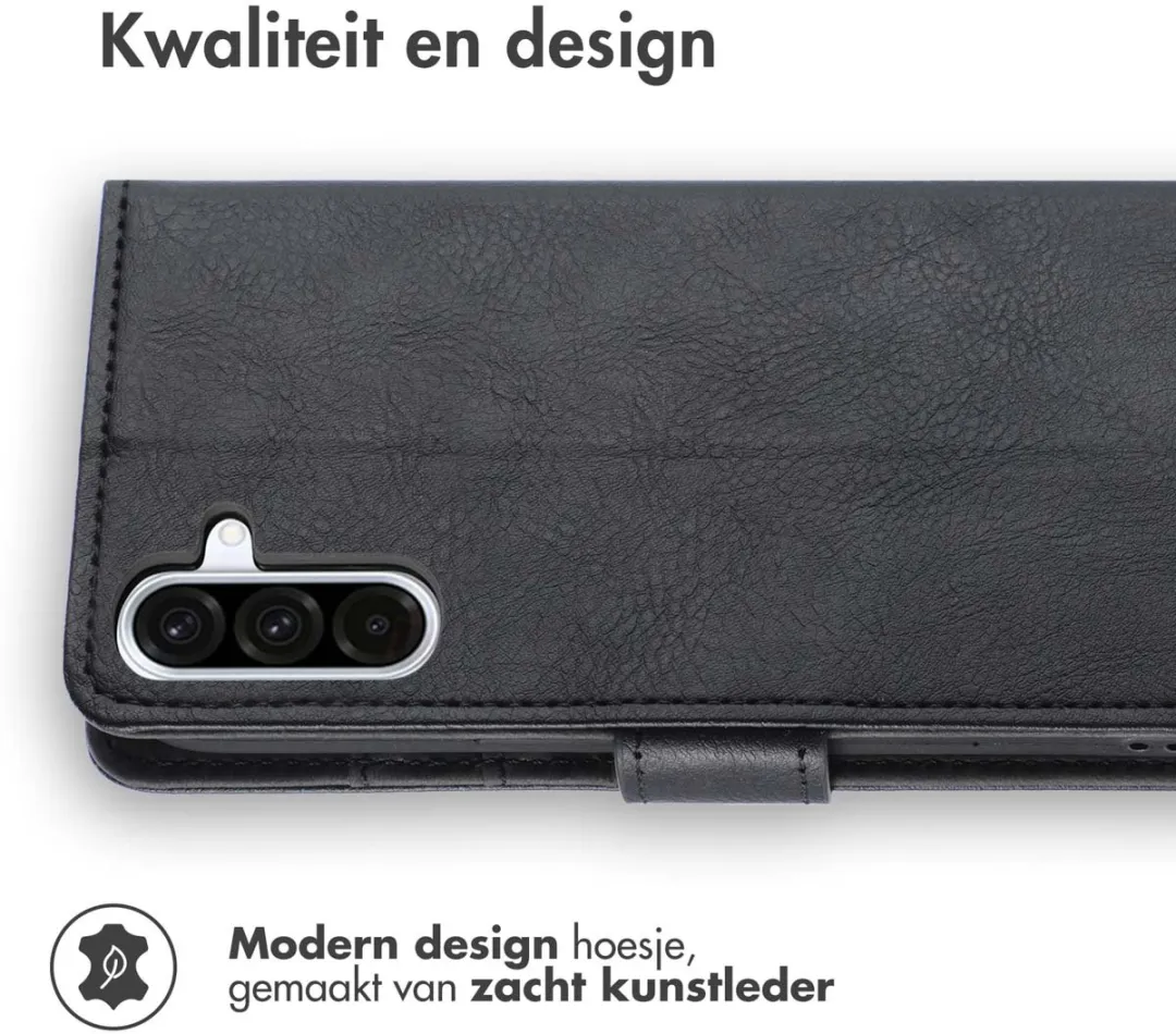 Imoshion Hoesje Samsung Galaxy A36 - 3 Pasjes - Zwart