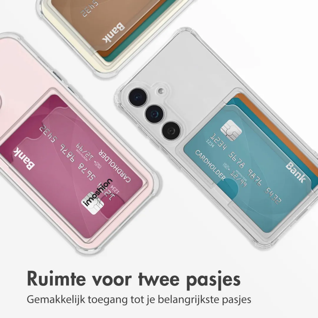 Imoshion Hoesje Samsung Galaxy S25 - 2 Pasjes - Transparant