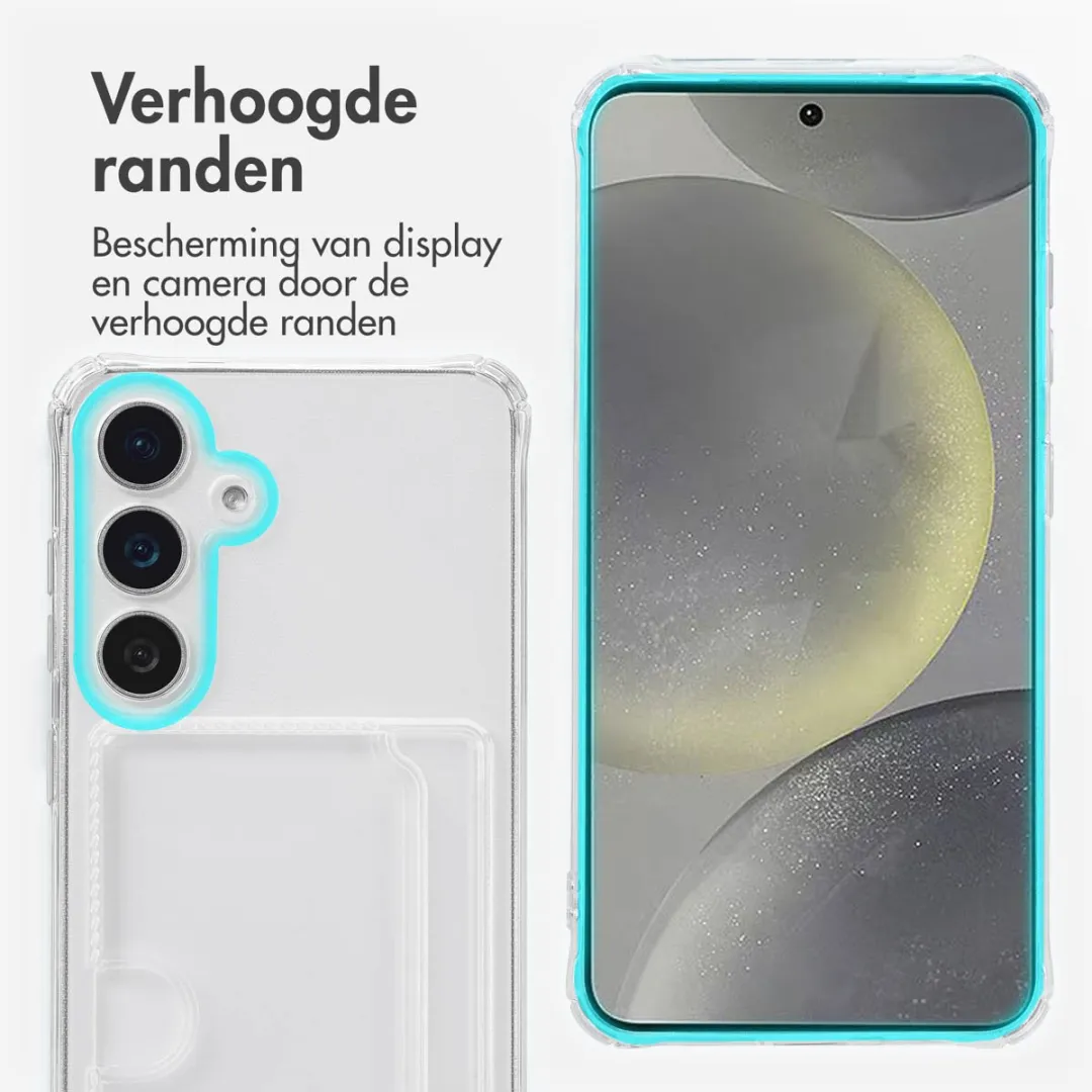 Imoshion Hoesje Samsung Galaxy S25 - 2 Pasjes - Transparant