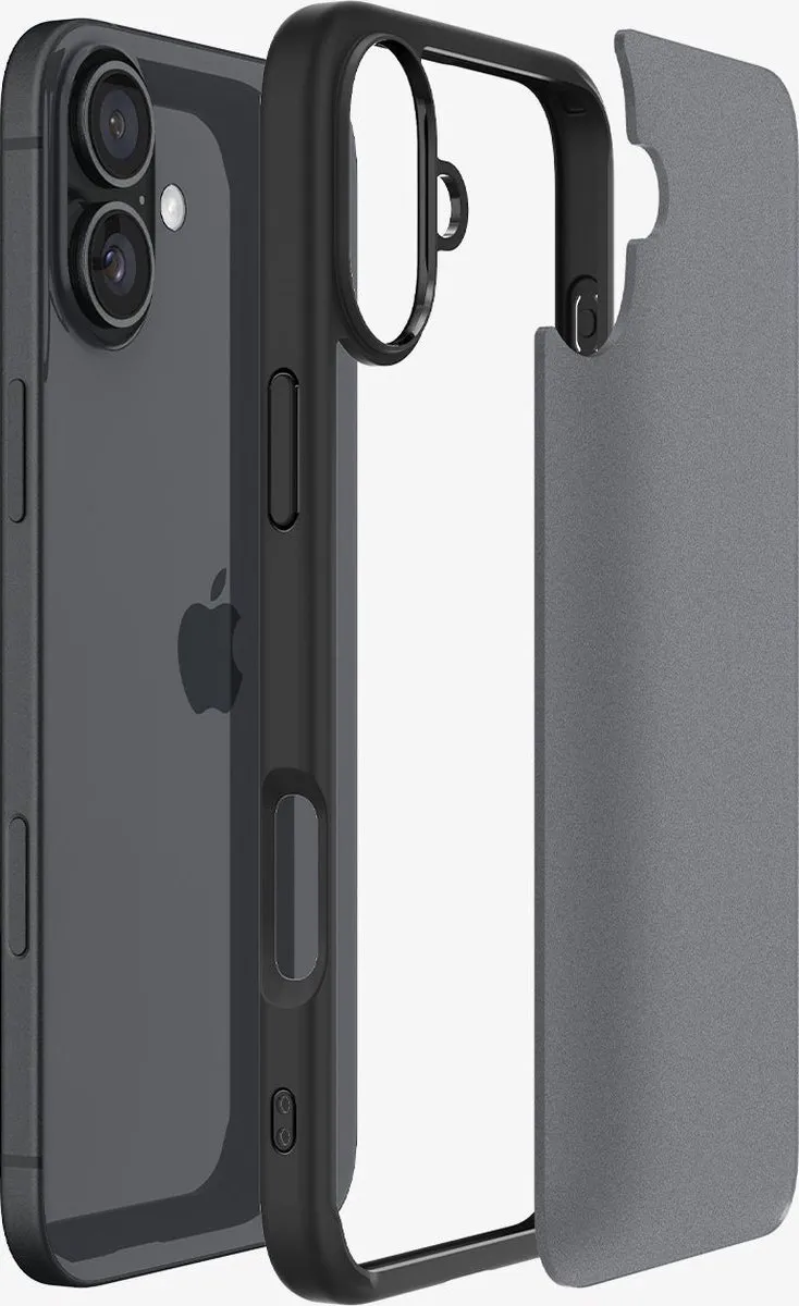 Spigen Ultra Hybrid iPhone 16 Plus Hoesje - Transparent