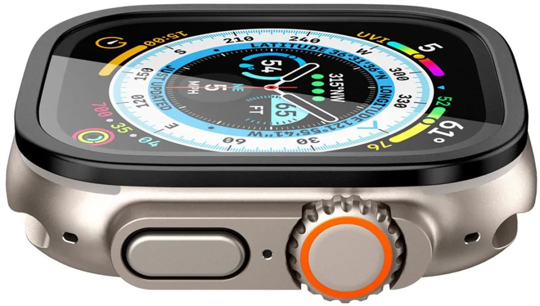 Spigen Glas.tR Slim Pro AGL06163 Schermbeschermer - Apple Watch Ultra 49mm - Zwart