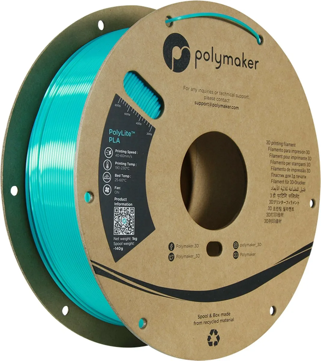 Polymaker PolyLite PLA Filament 1.75mm