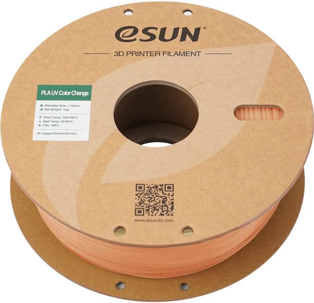 ESUN PLA-UV Color Change Oranje 1.75mm 3D Printer Filament - 1 kg