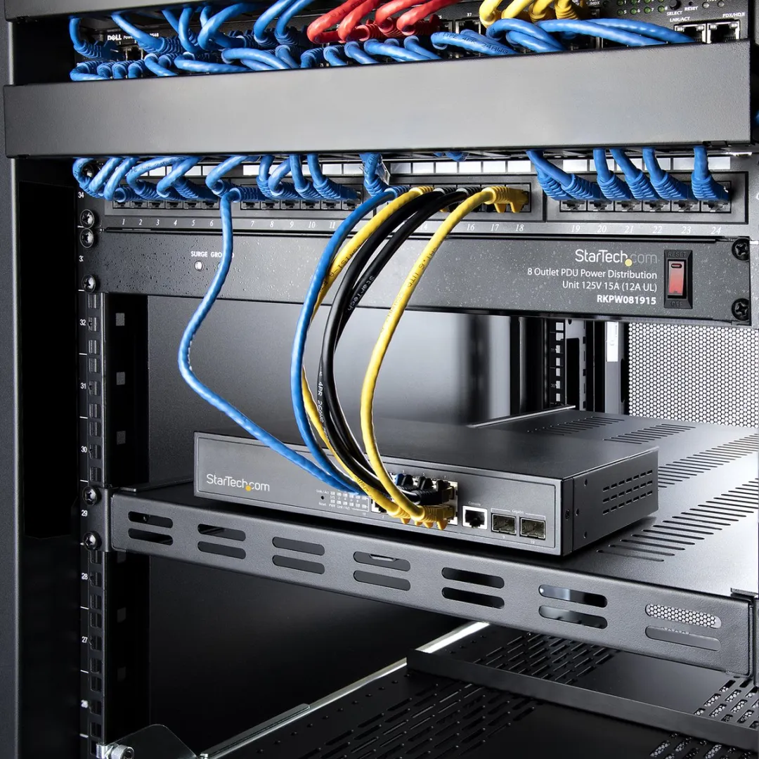 Startech ADJSHELFHDV 1U Serverplank - 113kg - Zwart