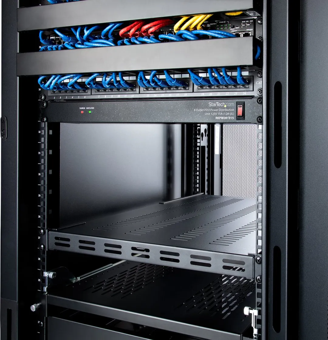 Startech ADJSHELFHDV 1U Serverplank - 113kg - Zwart