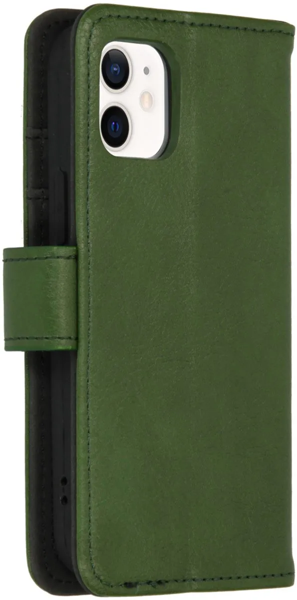 Imoshion Hoesje iPhone 12 Mini - Groen - 3 Pasjes