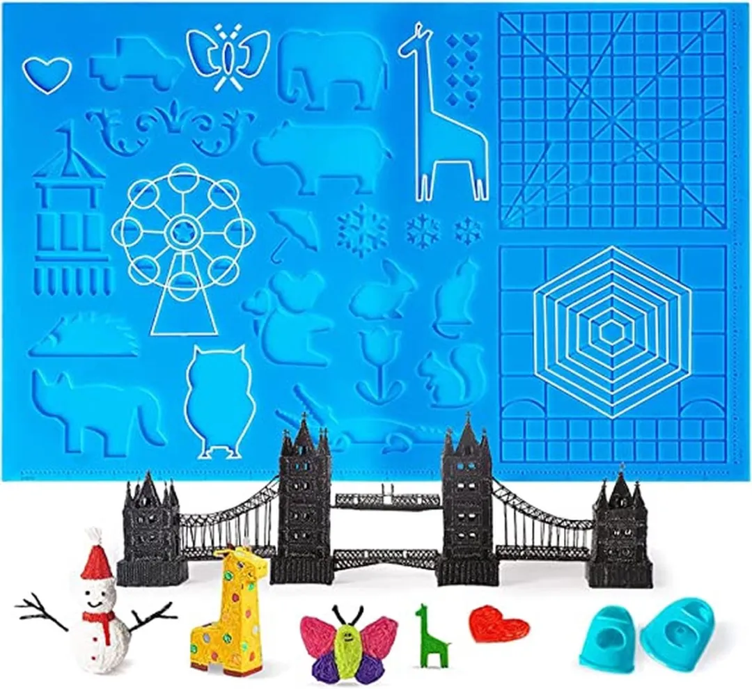 Fits4Kids 3D Pen Tekenmat XXL Blauw