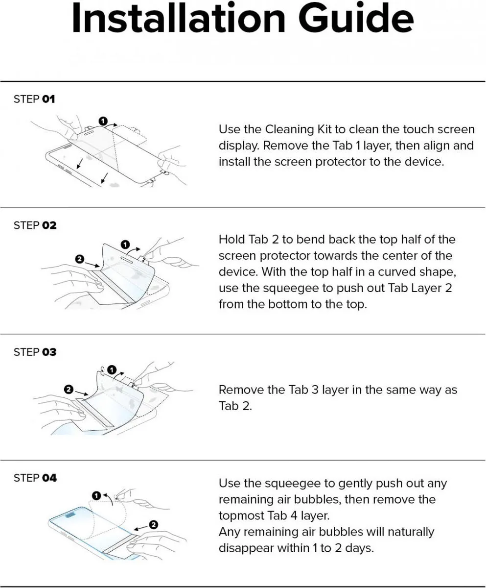 Ringke Dual Easy Film Screen Protector Samsung Galaxy Z Flip 5 - 2 Stuks