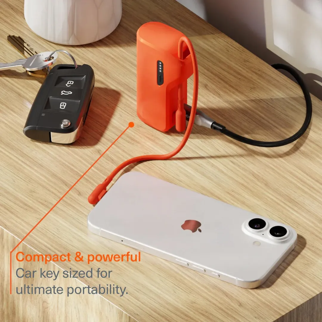 Cygnett Thumboost 5K Powerbank CY5358PBCHE - 5.000mAh - 20W - Oranje