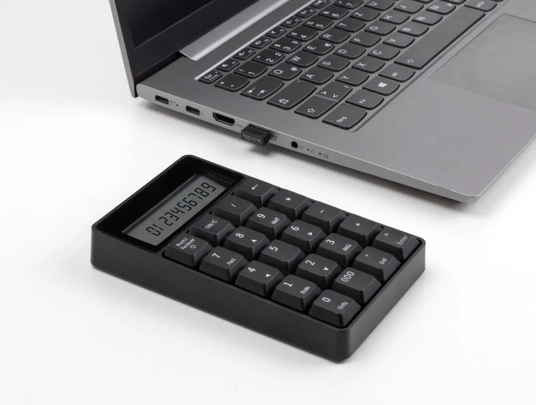 Delock 12113 USB Numeriek Toetsenbord - Draadloos 2.4GHz - Zwart