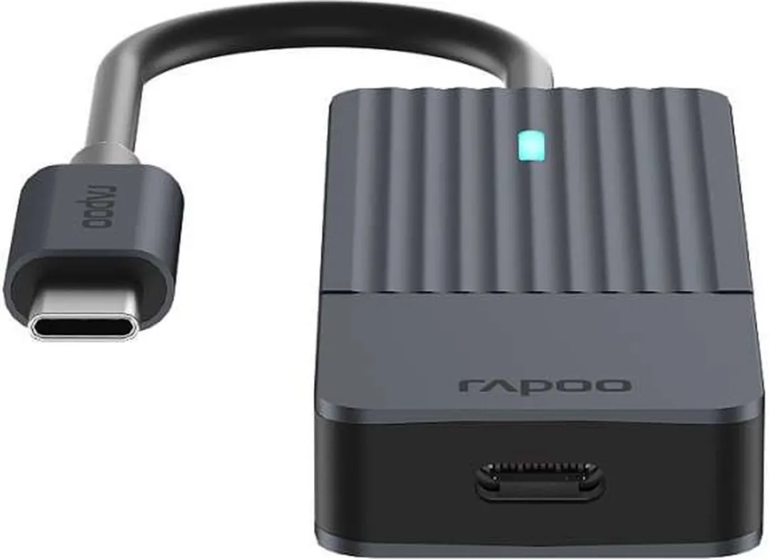 Rapoo UCH-4002 USB-C Hub - 4 Poorten - Donker Grijs - afbeelding 5 van 6