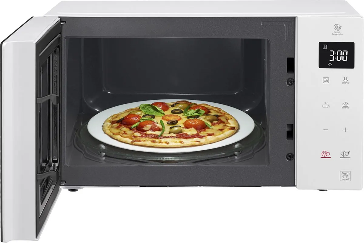LG MS23NECBW Magnetron 1000W - 23L - Zwart/Wit - afbeelding 4 van 6