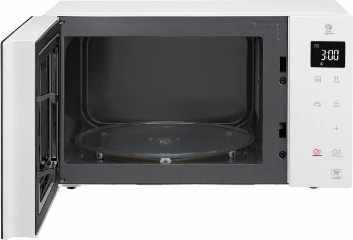 LG MS23NECBW Magnetron 1000W - 23L - Zwart/Wit - afbeelding 6 van 6