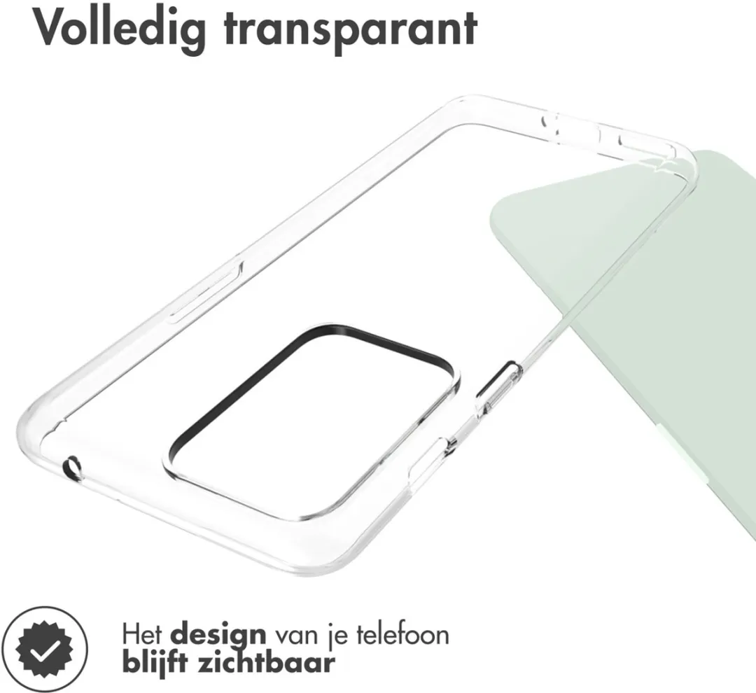 Accezz Hoesje OnePlus Nord 2T - Transparant