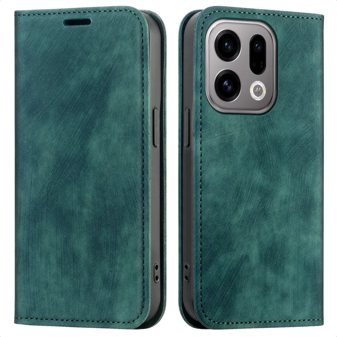 Imoshion Hoesje Oppo Find X9 Slim Bookcase Groen - 2 Pasjes