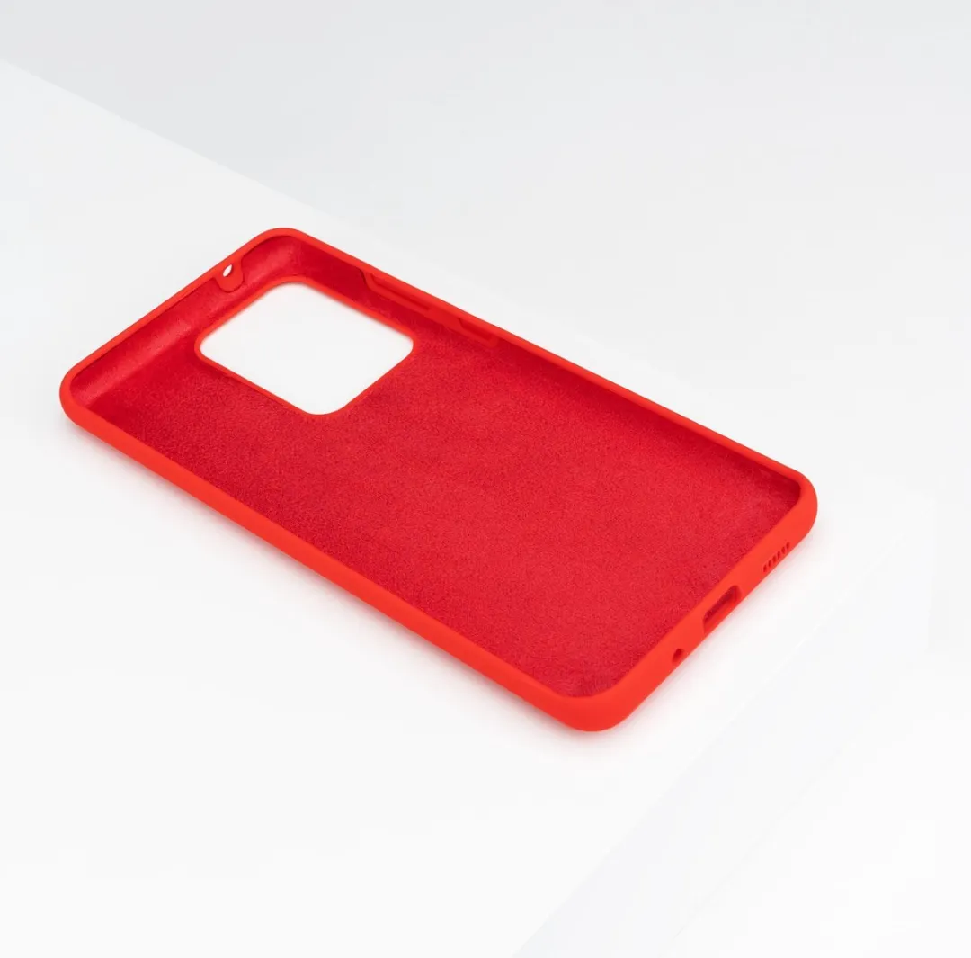 BMAX Siliconen Hoesje Samsung Galaxy S20 Ultra - Rood