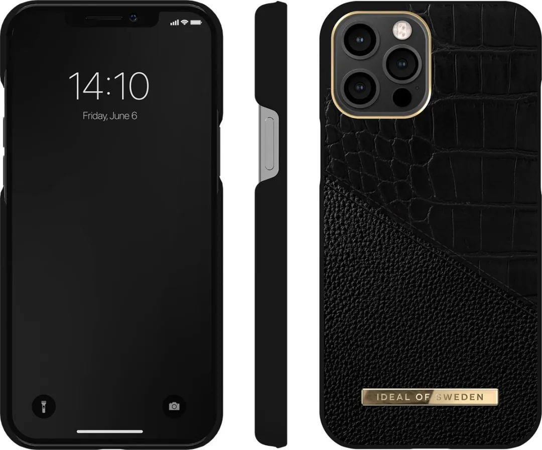 iDeal of Sweden iPhone 12 Pro Max Hoesje Nightfall Croco - mpn-7340196232964