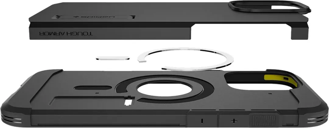 Spigen Tough Armor MagFit ACS08013 Hoesje - iPhone 16 Pro Max - Zwart