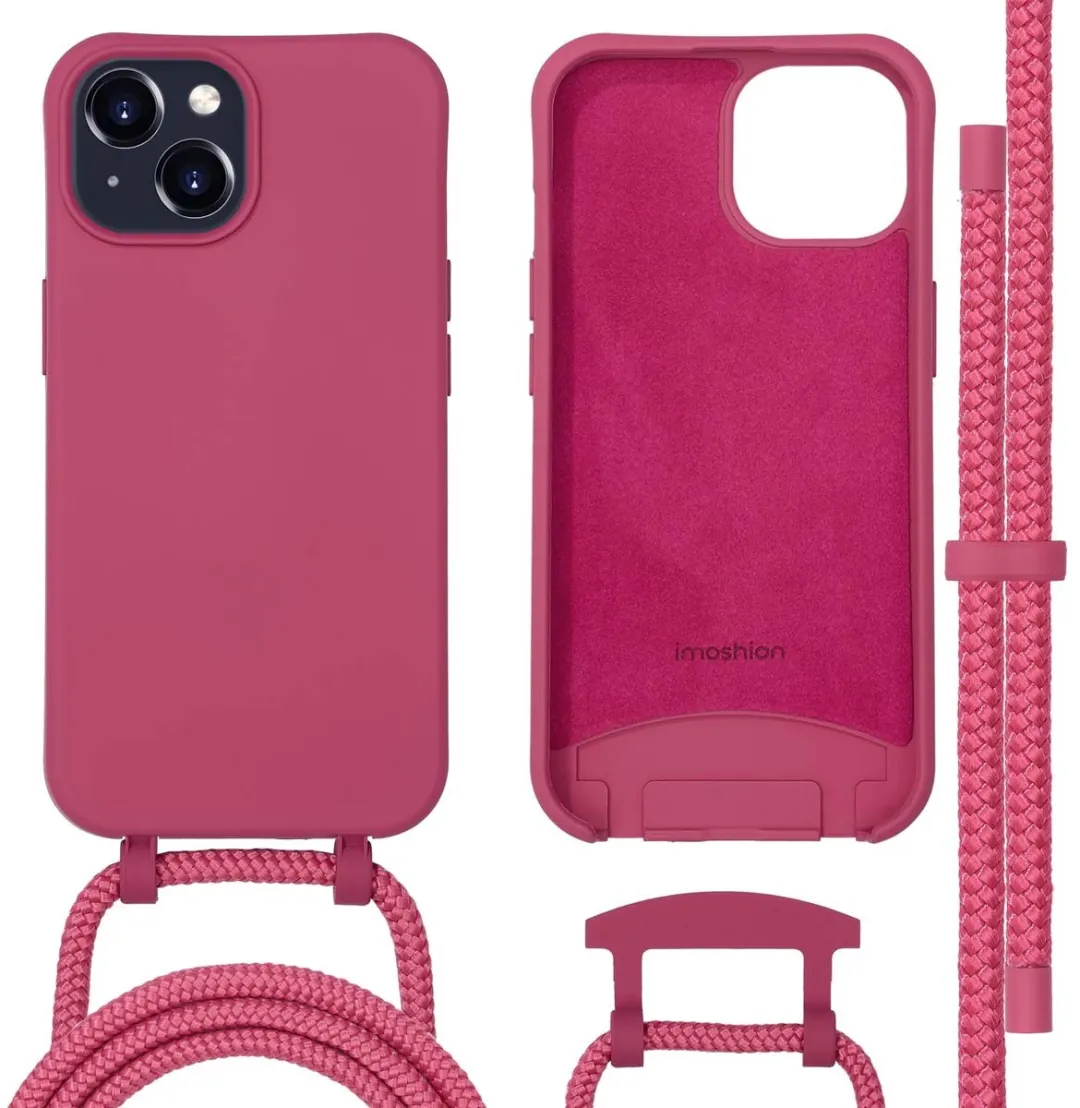 Imoshion iPhone 15 Hoesje - MagSafe Raspberry
