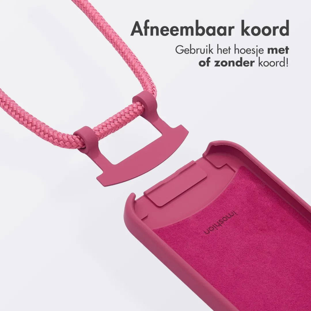 Imoshion iPhone 15 Hoesje - MagSafe Raspberry