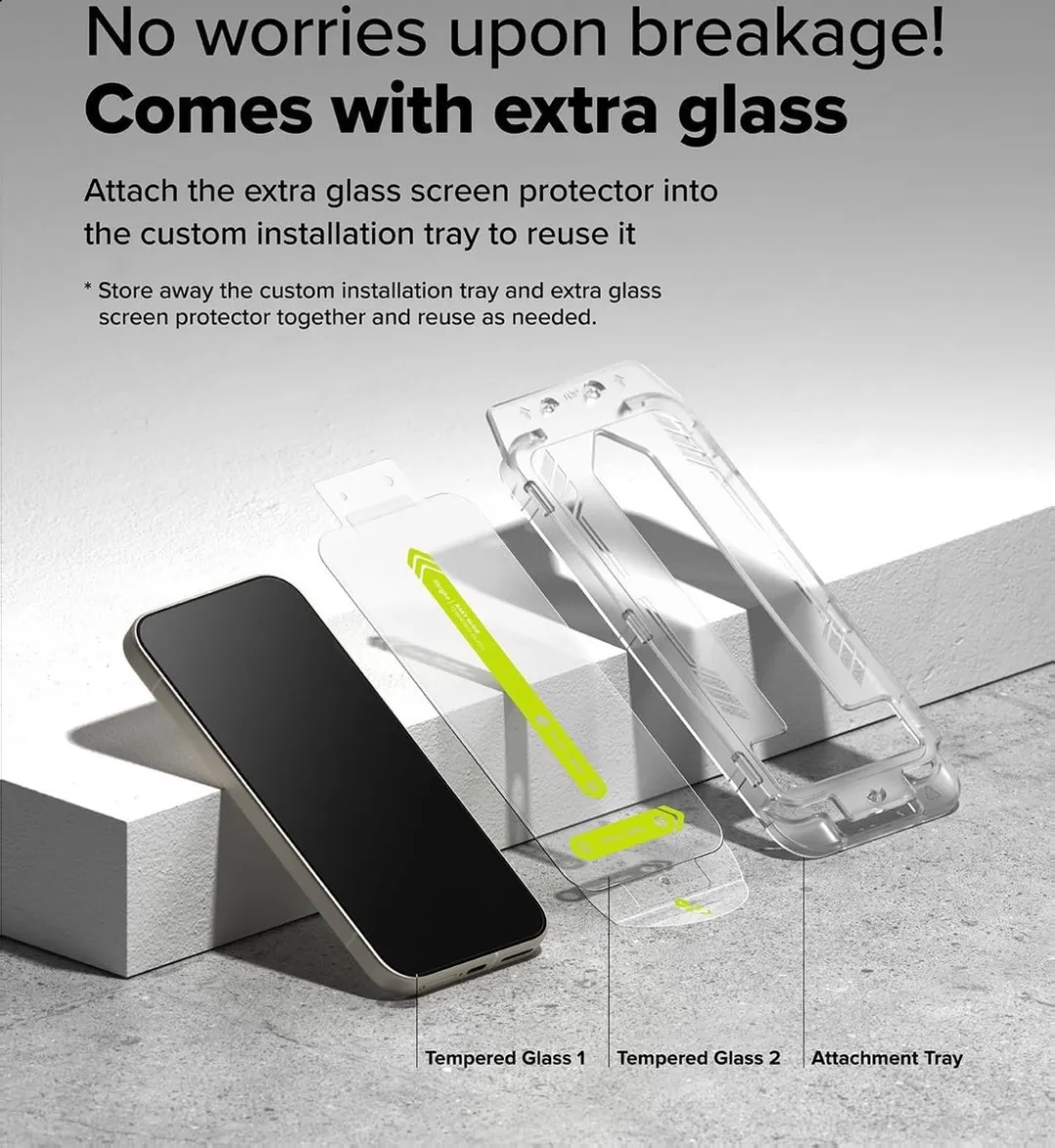 Ringke Easy Slide Schermbeschermer Google Pixel 9a - 2 Stuks