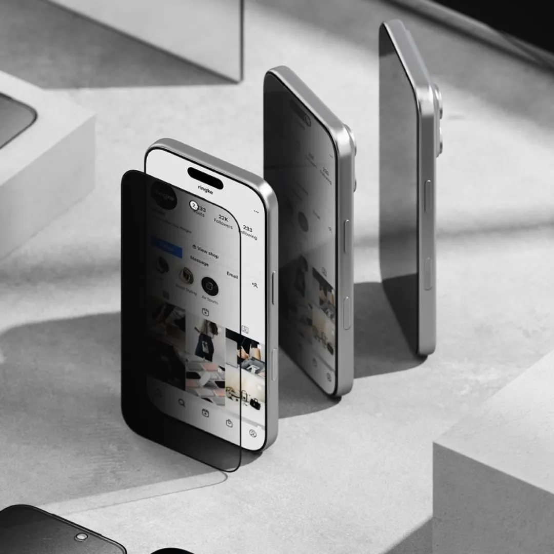 Ringke Easy Slide Privacyglas iPhone 17 Pro - 2 Stuks